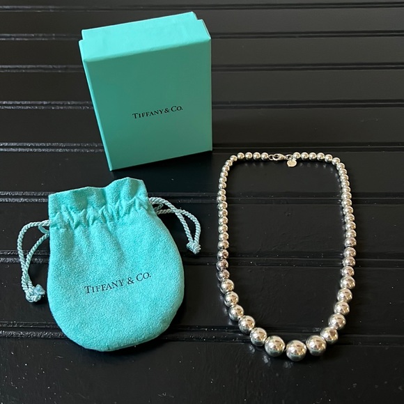 Tiffany & Co. Jewelry Tiffany Co Sterling Silver Graduated Bead Necklace Poshmark